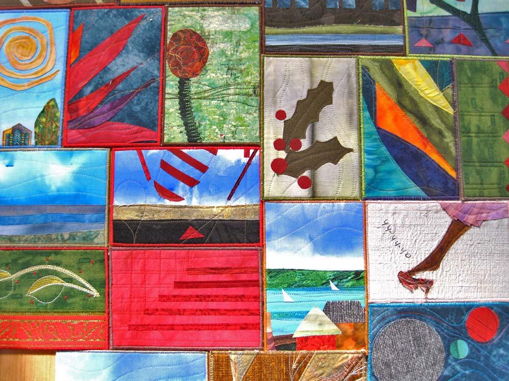 Heather Lair continued. Class: Return of the Fabric Post Cards Time: Sunday 10:00 am 12 Noon Fee: $25.00 This class returns by request from last year s quilters!