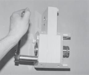 gear drive box with screwdriver. Fig.