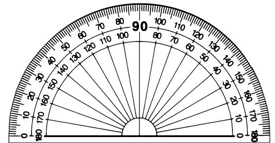 Geometry Measuring Angles 110?