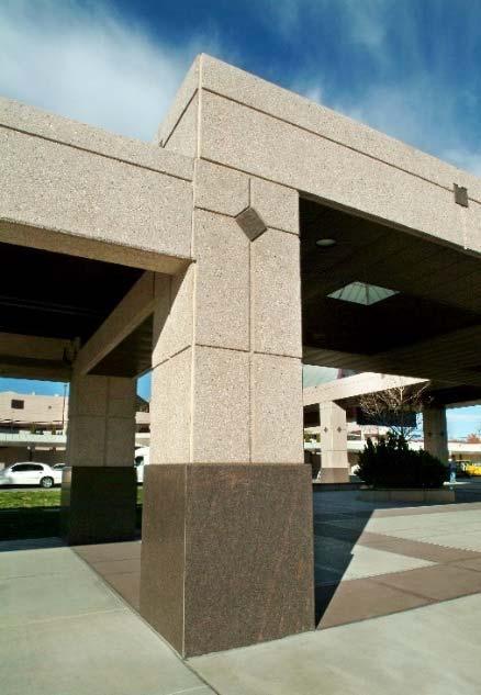 Textures Architectural design flexibility is achieved through the use of both color and texture in precast concrete.