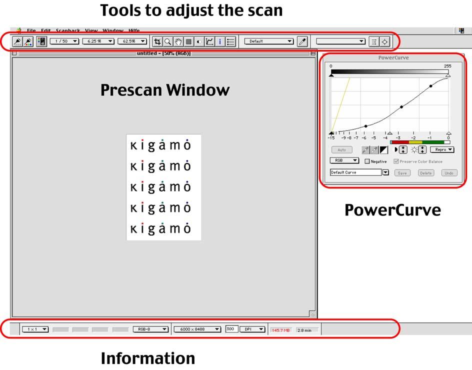 Software Overview Below you will find some screen shots to help you familirize yourself with the Kigamo KigScan Software before proceeding.