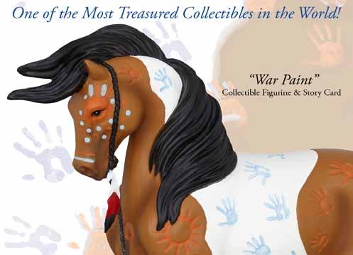 Each Trail of Painted Ponies figurine comes with a collectible Story Card in a beautiful, burgundy box.