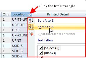 A small dialog will pop up, asking if we want to print a report or print labels.