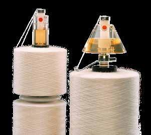This extends the yarn count range in favour of coarser numbers. Reduction in power consumption and an increase in productivity can be achieved.