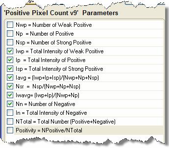 Chapter 3 Positive Pixel Count Analysis 7.