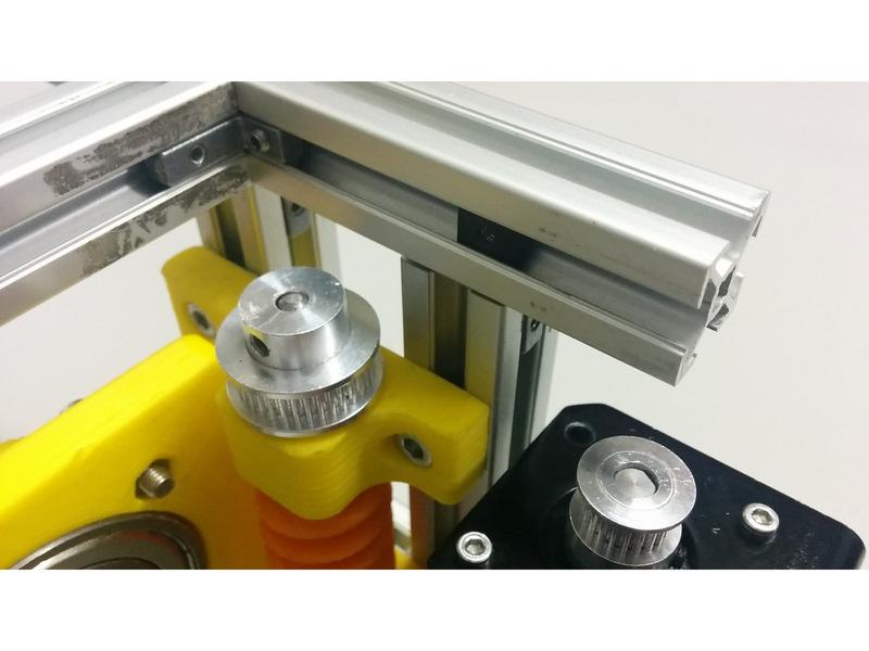 5 Neodymium Diametric Magnet And 3D printed parts: M3_TSlot20_nut, encoder_holder Place