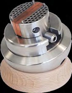 for work such as engraving and stone setting Combination of stainless steel and natural wood base allows maintaining grip