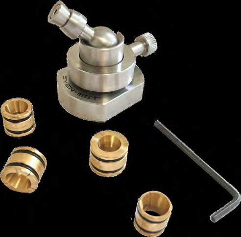ACCESSORIES ORBITAL RING FIXTURE INSIDE RING ENGRAVING FIXTURE Specially designed holder to work on jewellery rings in almost limitless positions and angles Solid system to
