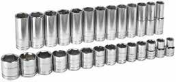SOCKETS, RATCHETS, WRENCHES PRICE $20.54 PRICE $30.83 80307D 10 Pc. 1/4" drive 12 pt.