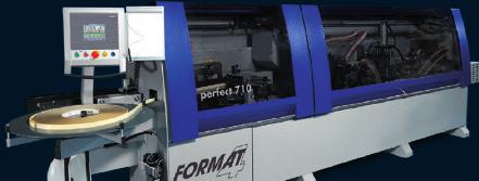 perfect 610/710 perfect 710 x-motion Up to 60 mm height with the corner rounding unit Control panel with 5.