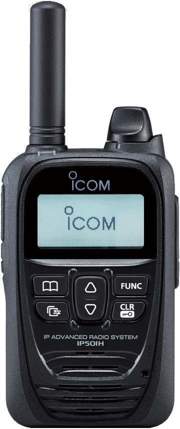 IP501H Introducing the Icom IP501H PoC radio The New PoC (Push to talk Over Cellular) radio system from Icom is designed to deliver the very best features from LTE and radio communications.