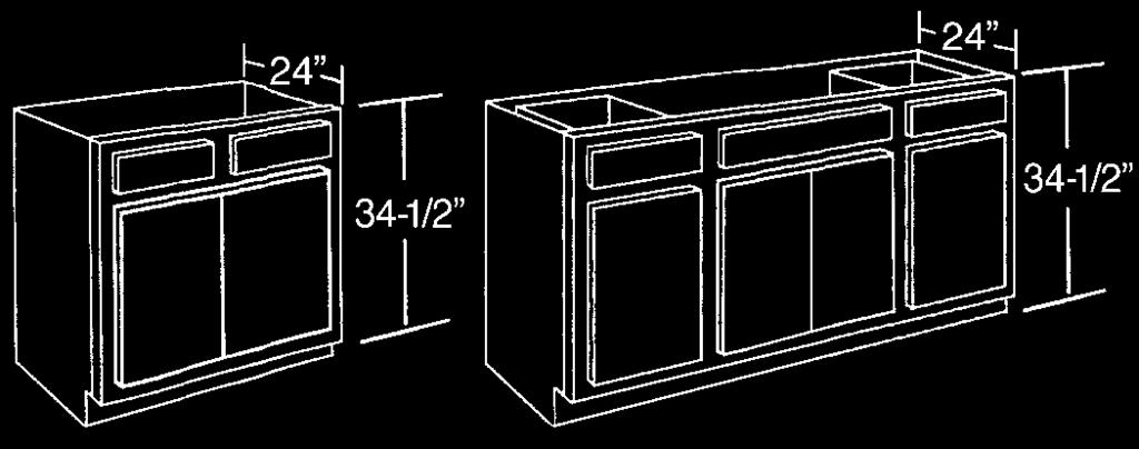 DIMENSIONS TUS-BBC42-* 42 W x 34-1 /2 H BBC42 can use RD15 roll out drawer SQUARE EASY REACH CORNER