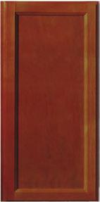 Maple grain style: Squared raised panel with