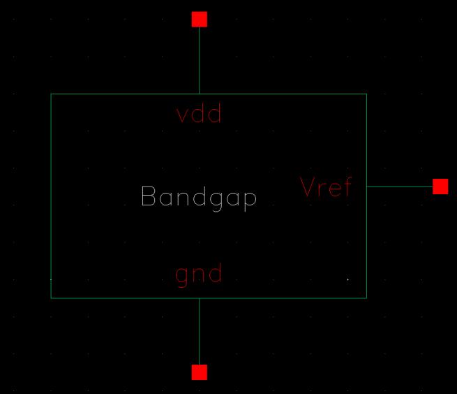 The bandgap that was built should not vary in voltage no matter the temperature of the simulation.