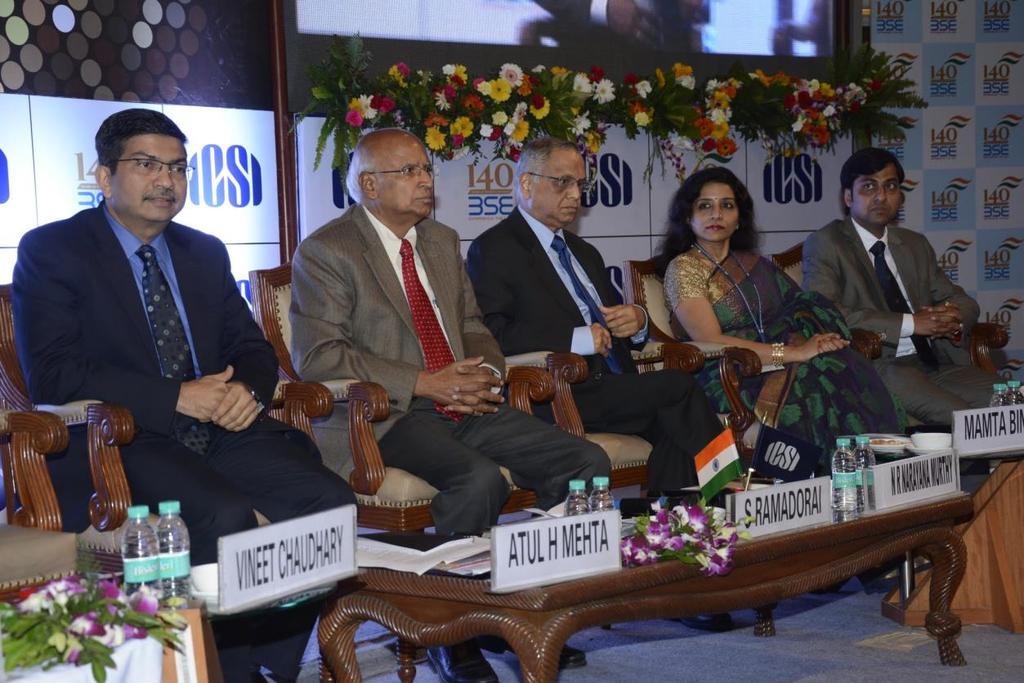 The Presentation Ceremony of 15 th ICSI Awards for Excellence in Corporate Governance, 2015 Si