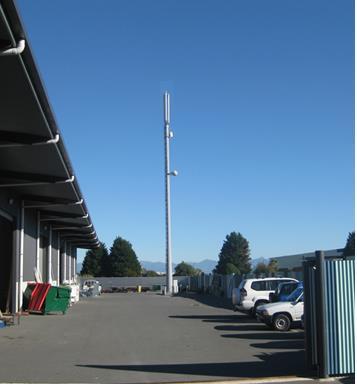 authorised by a regulation, plan or consent under the RMA). Lightning rods may extend beyond the height of the antennas.