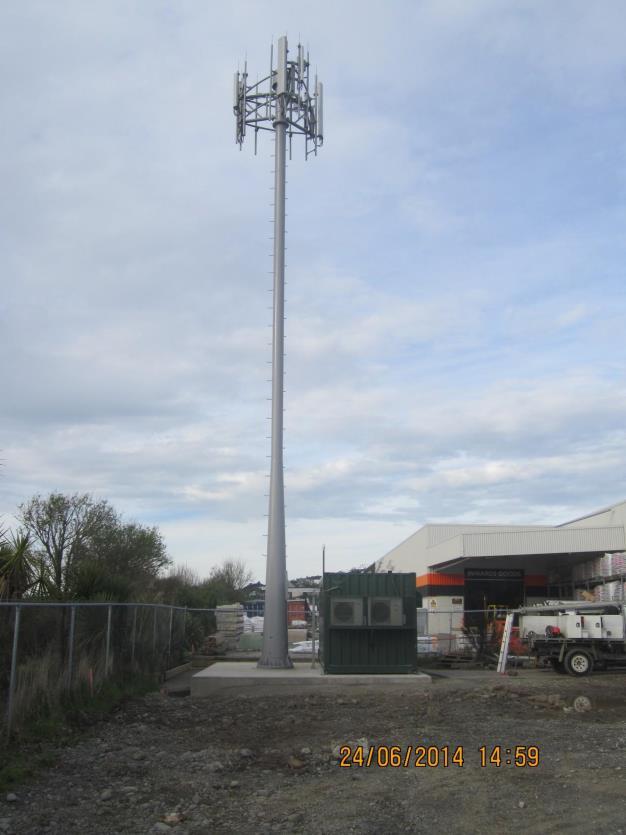 Example of LTE or 4G upgraded site in an industrial area Location of utility structures in natural hazard areas Antennas The location of utility structures where there is a technical, operational or