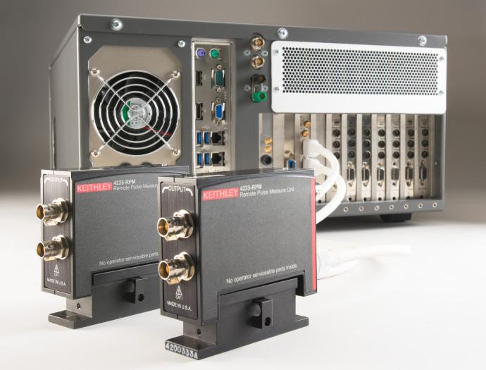 Once, combining these diverse measurement capabilities into one system would have required re-cabling each module s output manually to the device under test (DUT) in between measurement types.