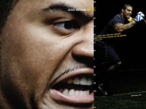 The Element of design is seen in this Nike Ad. A. Proximity B.