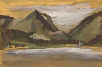 Tobermory, 1955 gouache, 42 x