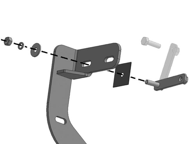 Plastic Retainer (Fig 7) Attach Bracket to Bolt Plate (Fig 8) Attach Bracket to threaded end of Bolt
