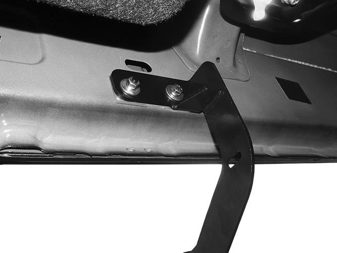 Center Mounting Bracket IMPORTANT: 2009-2010 models without holes in