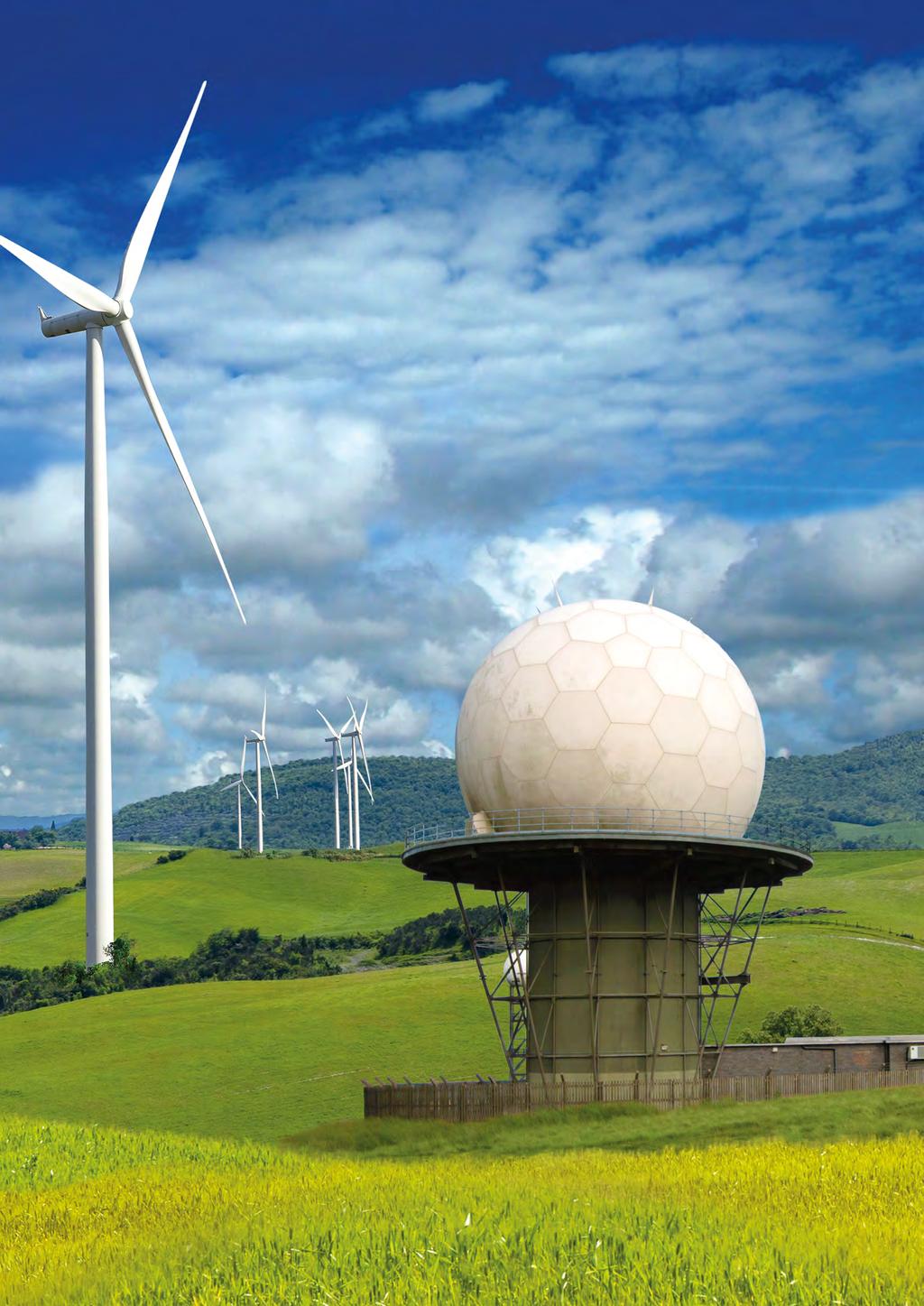 Application Wind Power and Weather Radar In wind power stations, SPINNER FORJ 1.