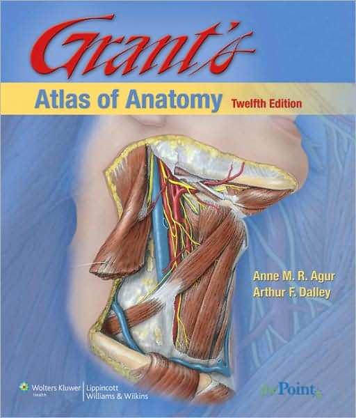 Grant s Atlas of Anatomy Anne MR Agur, Arthur F Dalley Publisher/s: