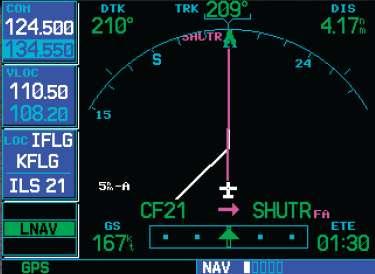 LNAV Basic GPS approach MDA 400 above