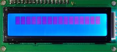 Check with a DVM that there are no short-circuits between adjacent LCD pins, or between any LCD pin and Gnd or Vcc.