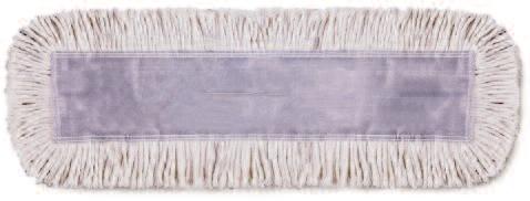 DISPOSABLE DUST MOPS BASIC DISPOSABLE DUST MOP FACTS: Bulky, absorbent disposable yarn holds more dust. Dust mop treatment can help a mop collect up to 80% more dust.