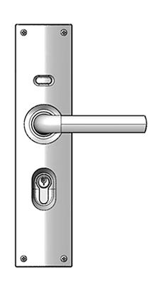 Please refer to G+ Lockset Installation Manual for Instructions on how to use this template Paper size A3. These dimensions are for reference only to ensure that scale is correct.