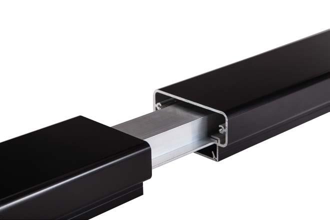 Rail Accessories Series 700 Rail Optional bottom rail. Sold in sections of 20 ft.
