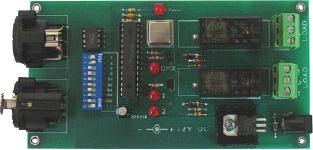 DMX -Channel Relay Board Notes / Work Sheet: DMX RELAY BOARD : DMX RELAY BOARD Application: Worksheet W Relay - Output Application Relay - J Single or Flip-Flop Function Addressing Copyright 07