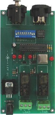 DMX -Channel Relay Board Application Motor Set-up DUO Motors CW / CCW - OR - A B A B Rotation Change Switch A-B Switch B-A J SW- / Relay Functions Rotation CW Rotation CCW A B