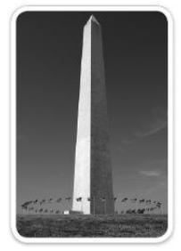 14. The Washington Monument is the tallest structure in Washington, D.C. At a certain time, the monument casts a shadow that is about 500 feet long.