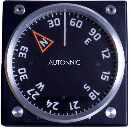 COMPASS INSTRUMENT DISPLAY Analogue unit for cockpit, chart table or saloon use Moving backlight for clear night use Water resistant to IP68 NMEA 2000/0183 compatible Simple front mount installation