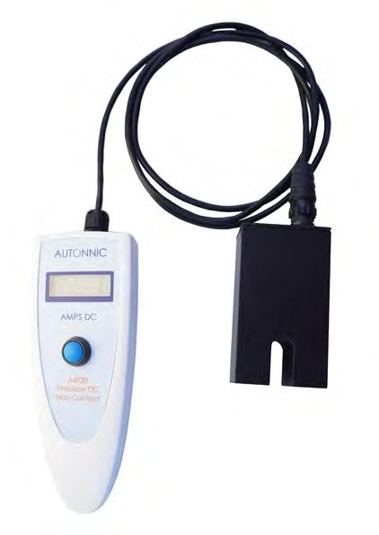 HANDHELD DC CURRENT DETECTOR Non contact magnetic current sensor Handheld digital current readout Safely measures currents up to 50A