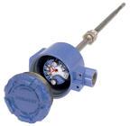 Temperature Rosemount 248 temperature transmitter. Temperature measurement is based on a measurement of change in resistance (RTD sensor) or voltage generated by dissimilar metals (thermocouple).