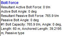 Support Tutorial 4-9 Listing of Bolt Properties This makes bolts easier to view, particularly in the Side view. The bolt colour can also be customized in the Display Options dialog.