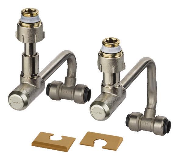 The technology VK 31 TECTITE Connection Kit For copper, carbon steel and stainless steel pipe. In 15 and 18 mm dimensions.
