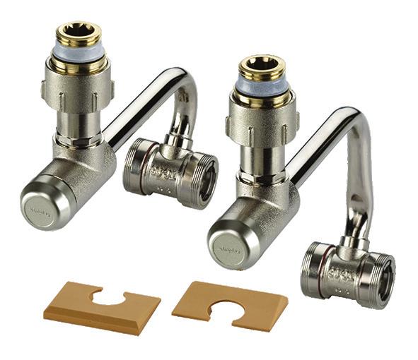 VK 31 SIROCON Connection Kit SIROCON connection valves for combining with any push-fit fittings and associated adapters.
