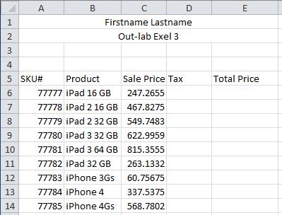 It must use the SKU# from Cost Summary tab as its Lookup_value and the Lookup_vector data should be at the Product List tab from A6 to A14.