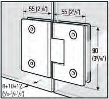 mounting doors to a fixed panel