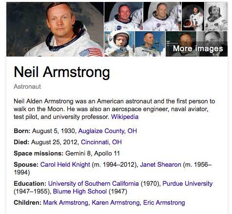 In 1969 U.S. astronaut Neil Armstrong became the first person to walk on the moon.