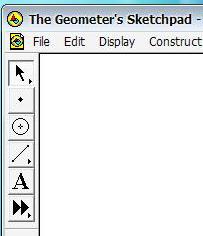 The Geometer s Sketchpad (GSP) When the GSP start up, you will see a box with the words The Geometer s Sketchpad in the centre or the screen. Click once anywhere to clear the box.