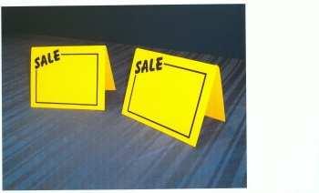 39 5-1/2"H x 7"W Sign 1/16" Yellow HDPE Use Dry Erase Markers Only