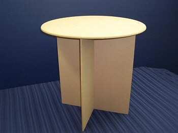 M2080-30" Round Wood Display Table, 30" High $37.