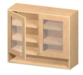 Wall Cabinets W: 30-48 W32311 H: 24-48 W32101L H: 24-48 W32101R D: 12-18 W: 12-24 D: 12-18 W: 12-24 H: 24-48 D: 12-18 2 - Sliding Doors 1 - Open Compartment 1 - Vertical Divider Adjustable Shelves
