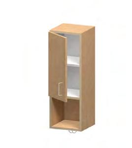 Locker Cabinets W: 12 K90013L H: 36 K90013R H: 36 K90023L W: 12 W: 24 H: 36 1 - Adjustable Shelf Coat Hook (See Options) Model #K93013L 1 -